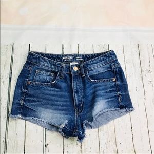 Mossimo High Rise Denim Curt Off Shorts